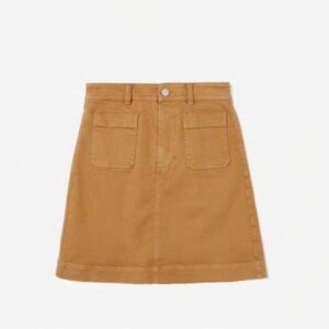 Everlane The Patch Pocket Mini Twill Skirt .